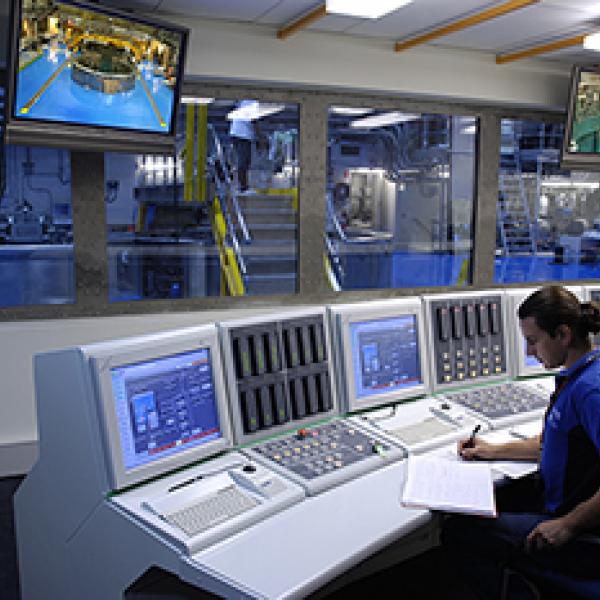 Reactor control room