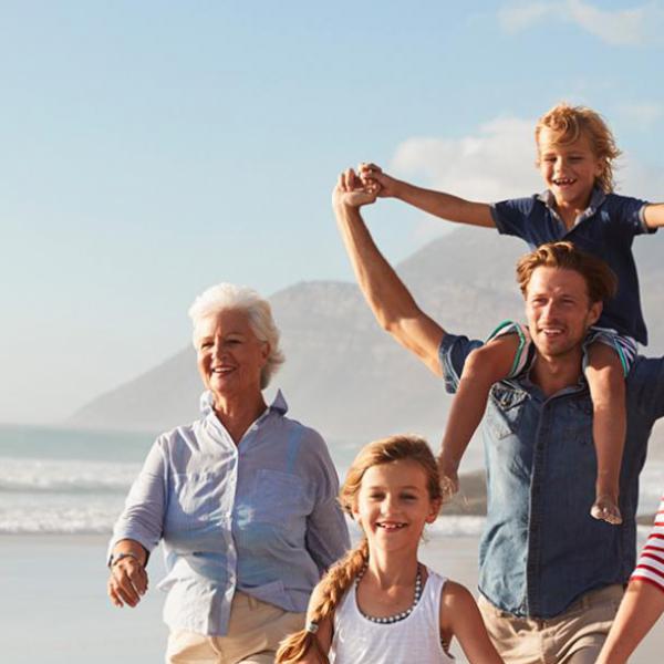 Family outdoors