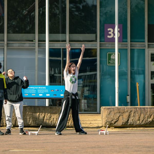 A successful rocket launch