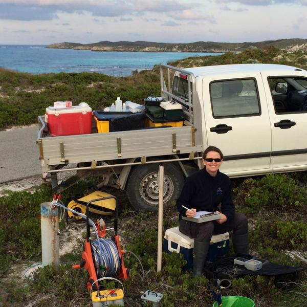 Karina Meredith on Rottnest island