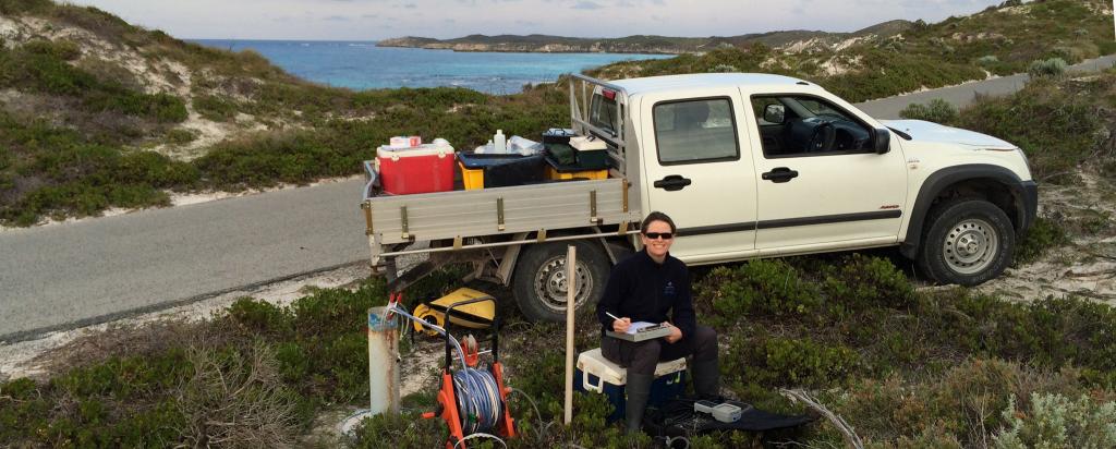 Karina Meredith on Rottnest island