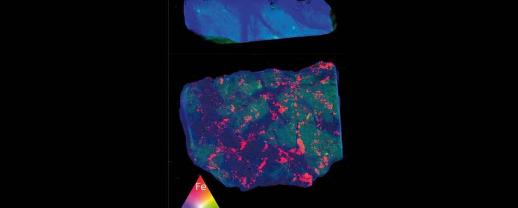 XFM of cave art pigment