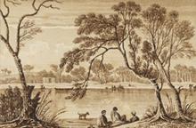 From Mud Bank Botany Bay 1830 John Thompson State Library NSW
