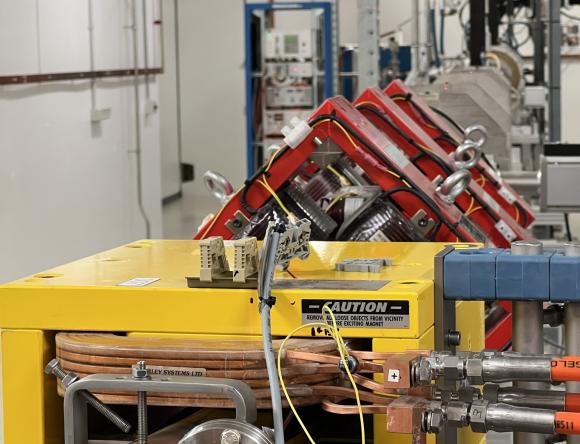 View down the linac