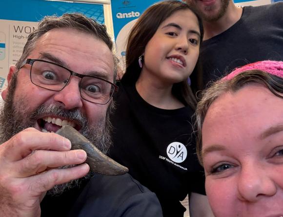 Enthusiastic camp leaders