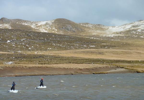 Coring on Macquarie Island