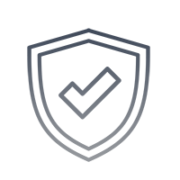 icon showing safe and secure