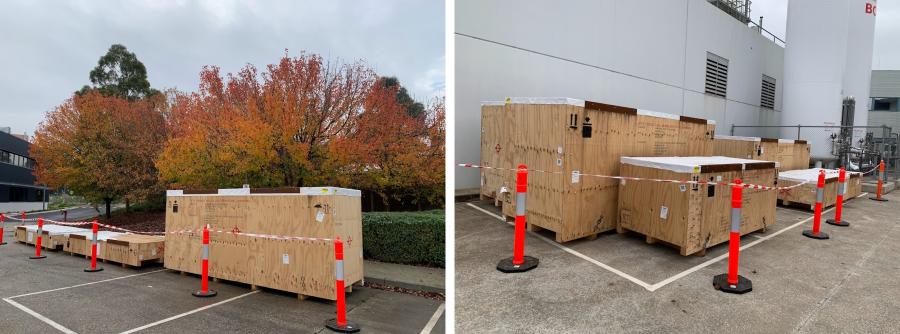 ADS external hutch panel crates