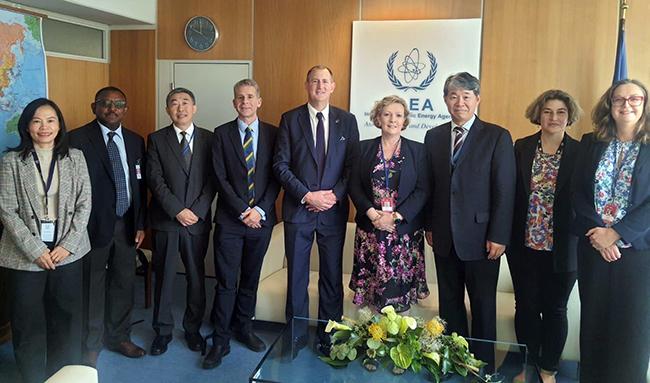 IAEA ANSTO delegation.