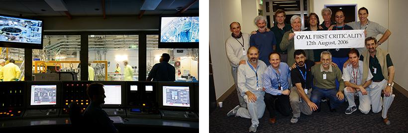 Control room and team.