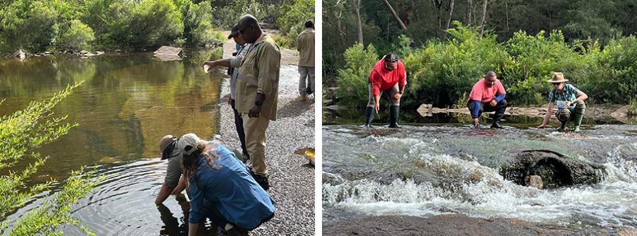 Water sampling hydrology workshop