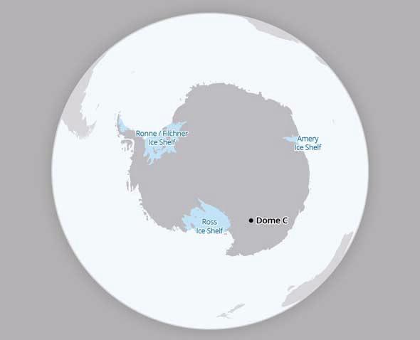 Dome C Map